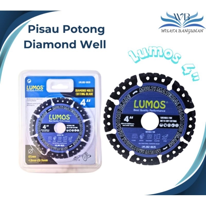 

Diamond Blade/Pisau Potong/ Diamond Well LUMOS 4