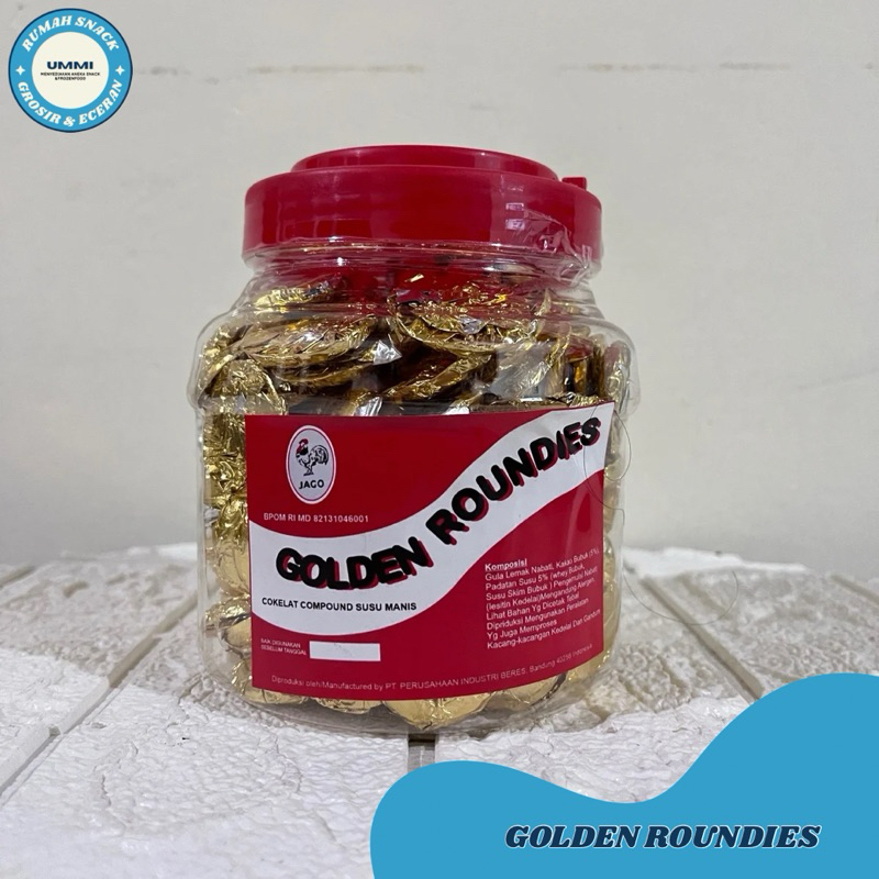 

golden roundies 450gr | coklat coin