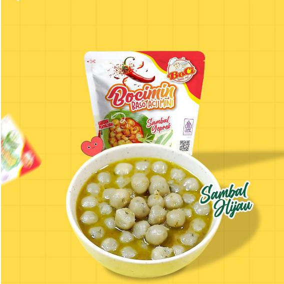 

Bocimin Boci Mini Sambal Ijo Geprek Mantap Jiwa