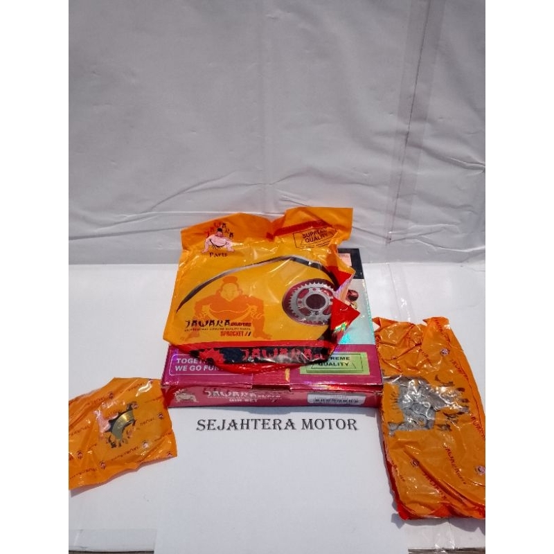 Gear Paket asli JAWARA untuk motor VIXION/VIXION Old 428HV-120L-42T-14T