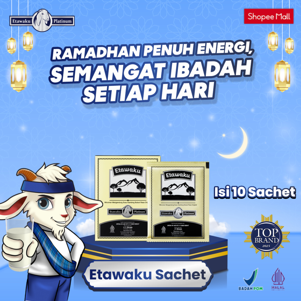 

Etawaku Platinum Sachet - Susu Etawa Murni