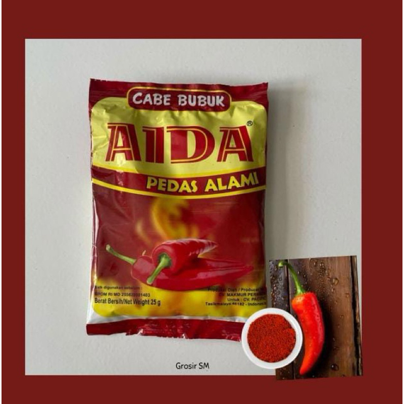 

AIDA CABE BUBUK KEMASAN 25 gram