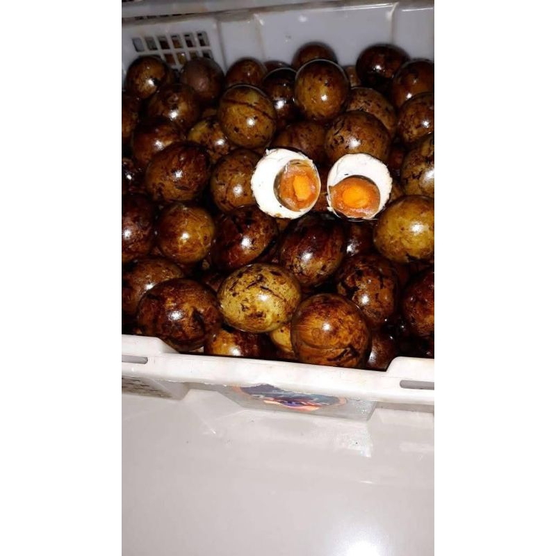 

Telur Asin Omega Siap Makan Diasap Isi 10 Butir