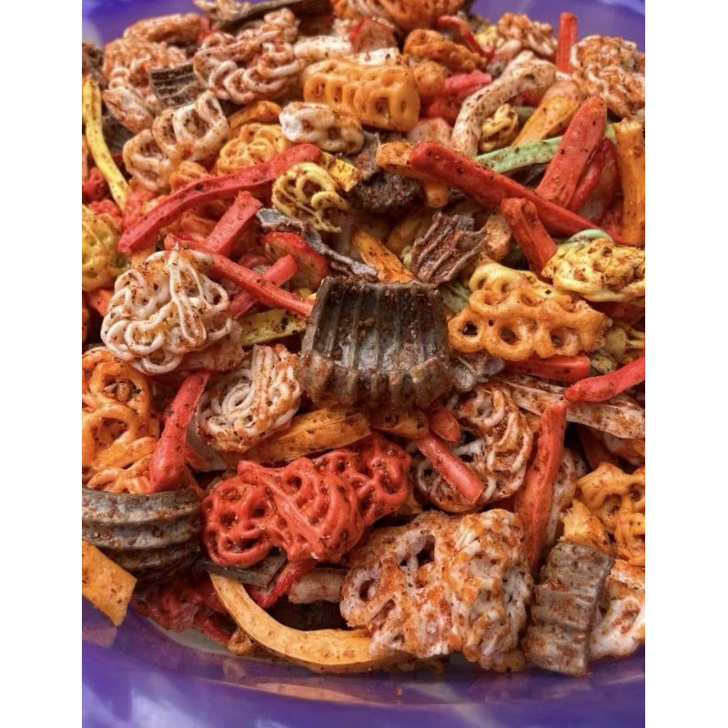 

Kerupuk seblak campur kemasan repack