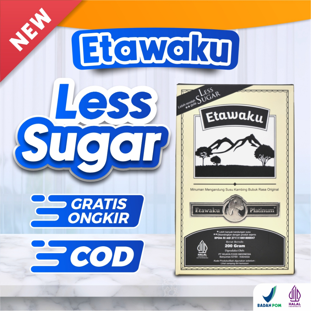 

Etawaku Less Sugar : Susu Kambing Etawa Rendah Gula Atasi Masalah Paru Paru Sesak Nafas Asma Original