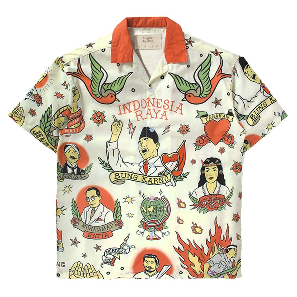 Telusur Kultur Kemeja Print - Homme Libre