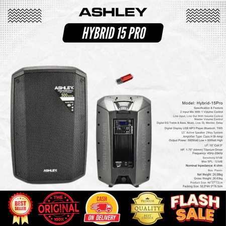 Speker Ashley Hybrid 15 Pro Original Produk