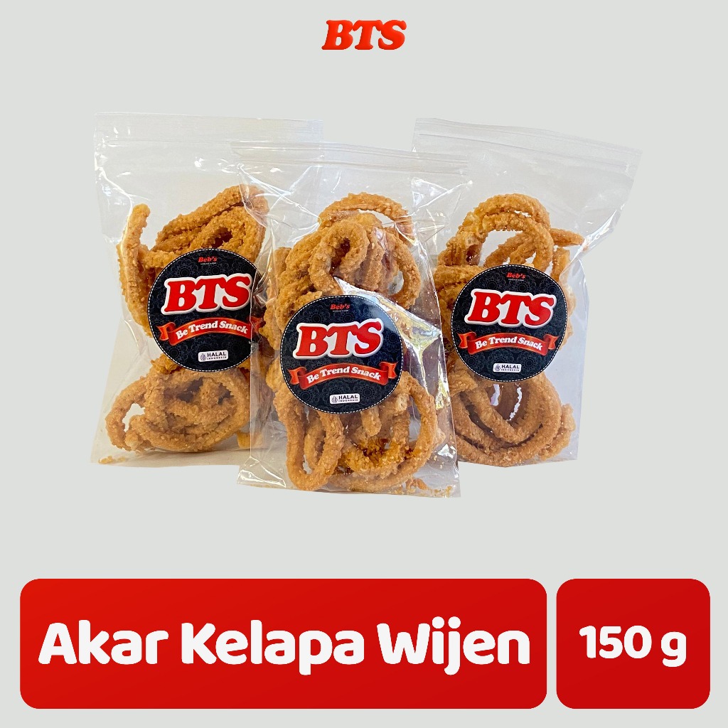 

Akar Kelapa Wijen 150g | Snack Akar Kelapa Wijen Oleh - Oleh Khas Betawi