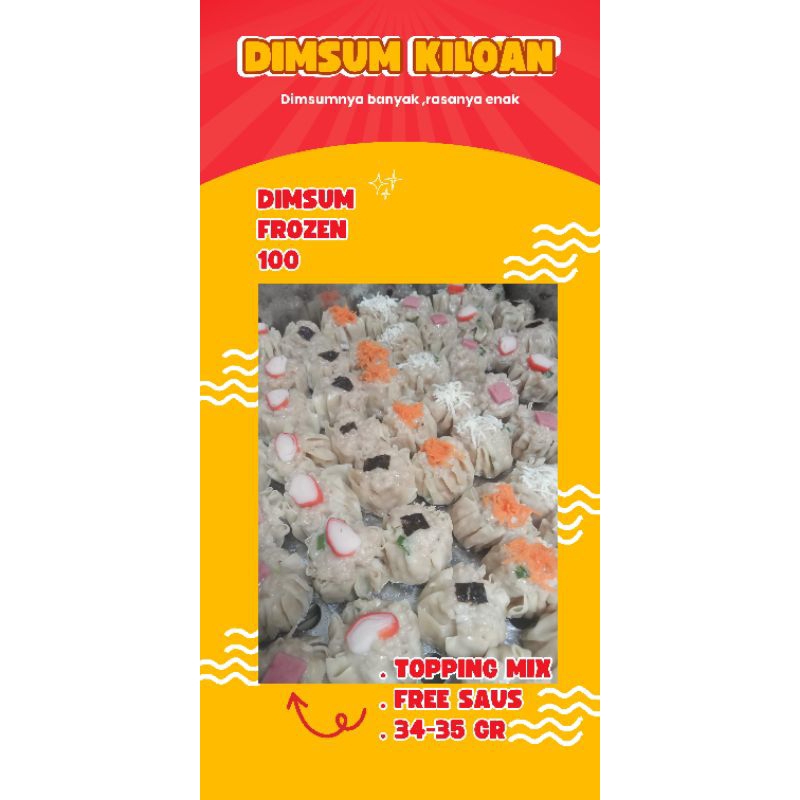 

Dimsum Frozen 100 kemasan mika