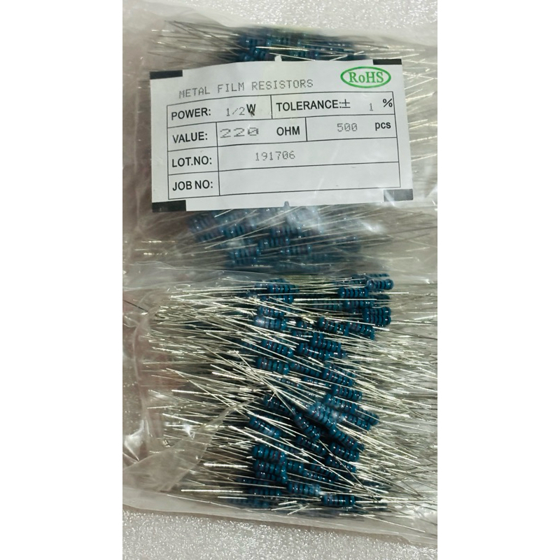 Resistor 220 ohm 1/2 watt / resistor 220 ohm