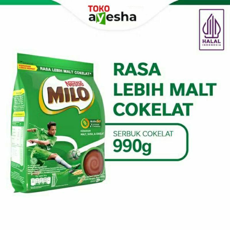 

Milo ActivGo Susu Coklat 990 gr