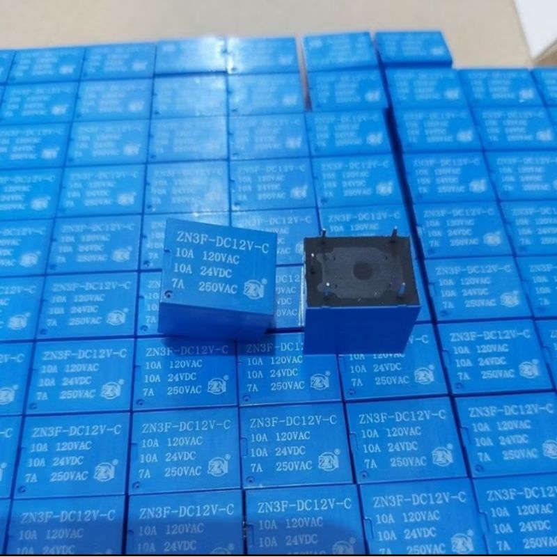 Relay DC 12V 10A 5pin Jual Per/50pcs Relay 5kaki
