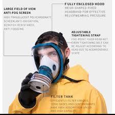 FULL FACE MASK SINGLE RESPIRATOR CARBON ACTIVE FILTER TANK/FULL FACE MASK SINGLE RESPIRATOR MURAH/MA