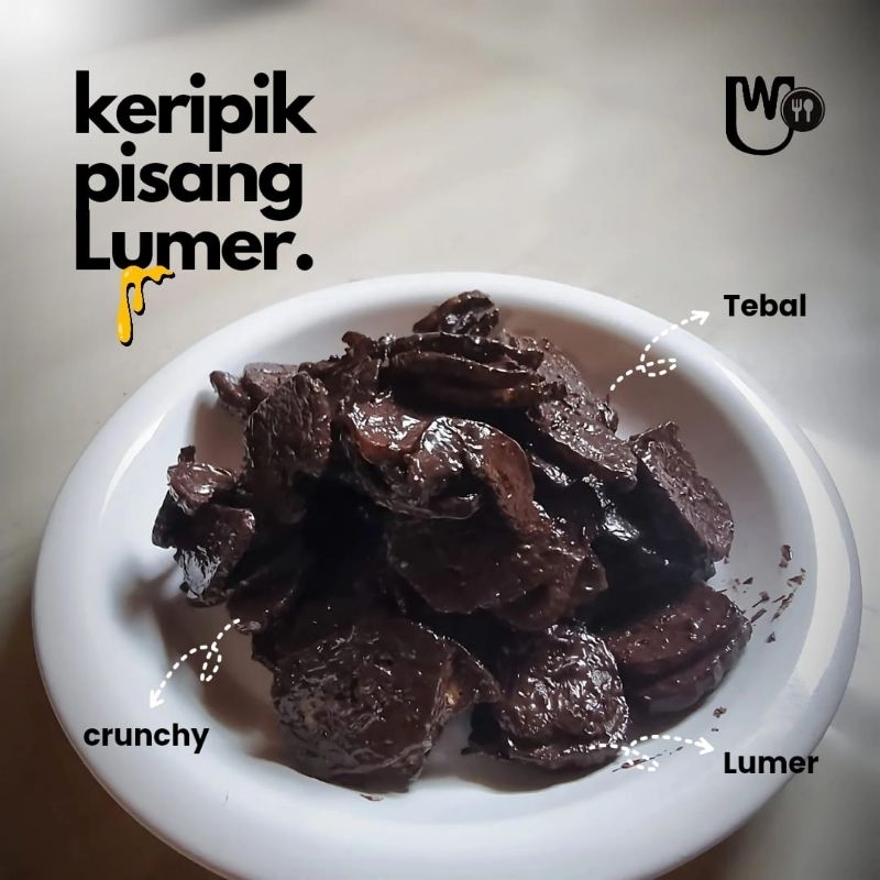 

Keripik Pisang Bubuk - Cokelat, Lumer - Coklat - SWU02