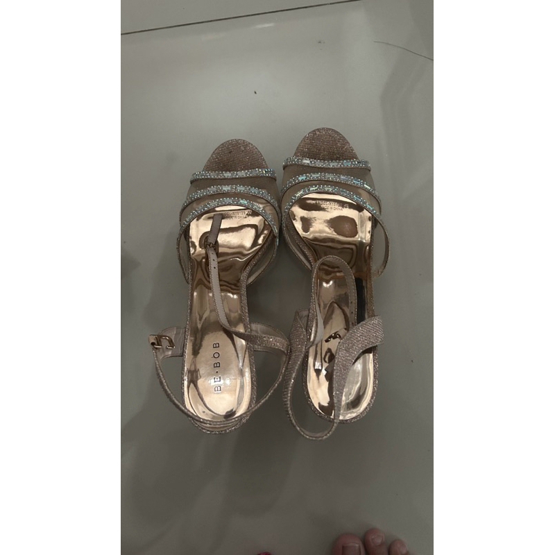 Heels be.bob rosegold