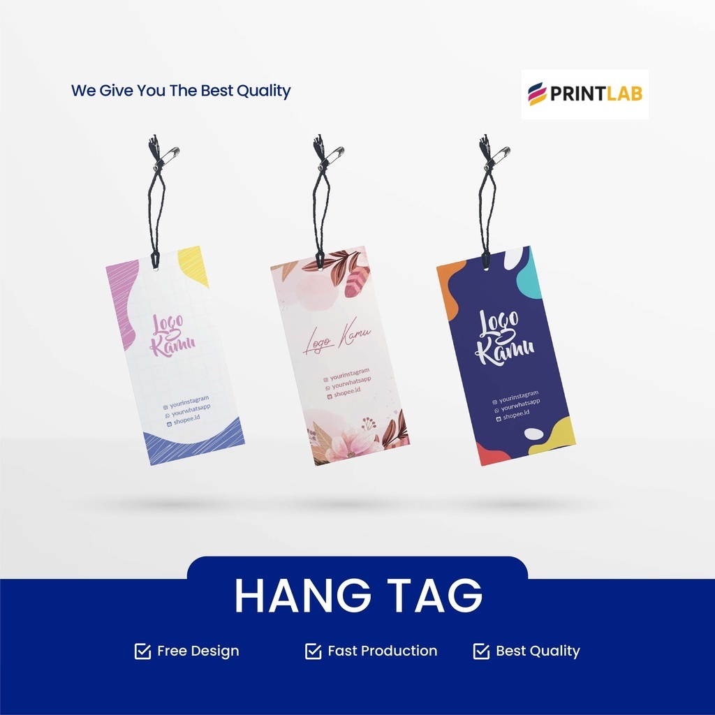 

JasaPrintLab Hang Tag Baju - Label Baju - Cetak Hangtag Baju - Label Merek - Hang Tag custom dengan FREE TEMPLATE DESIGN
