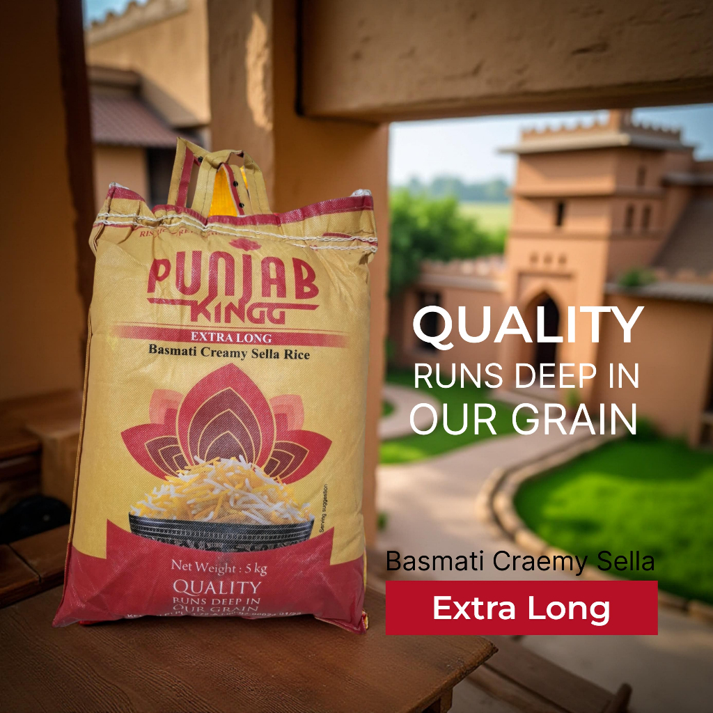 

BERAS BASMATI PUNJAB KING CREAMY SELLA