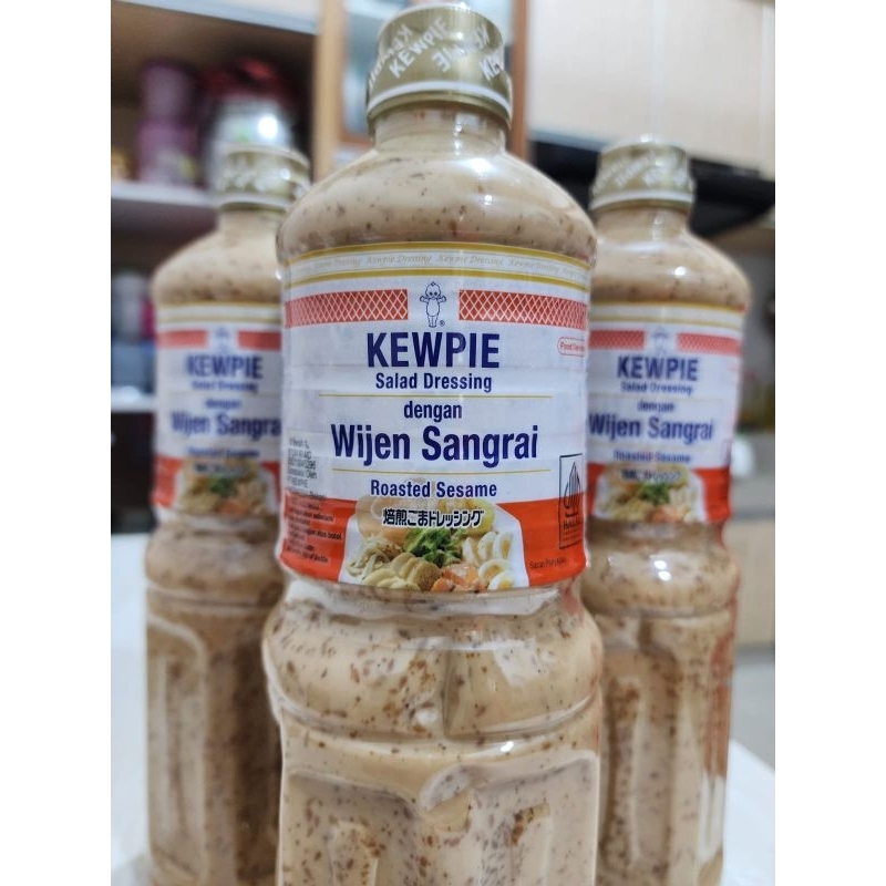 

READY Kewpie Wijen Sangrai Salad Roasted Sesame 1liter