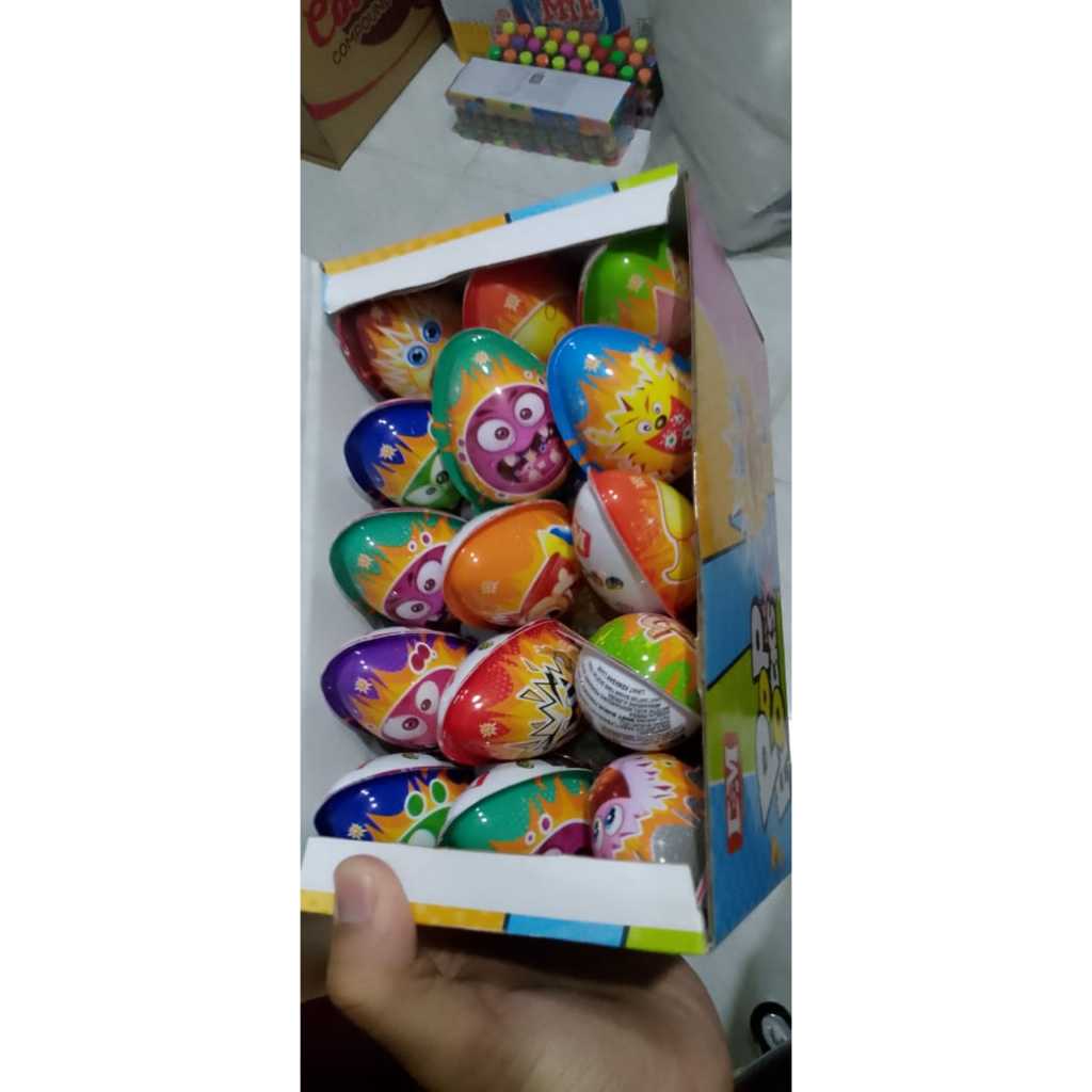 

Permen Coklat Compound telur poprock 30pcs