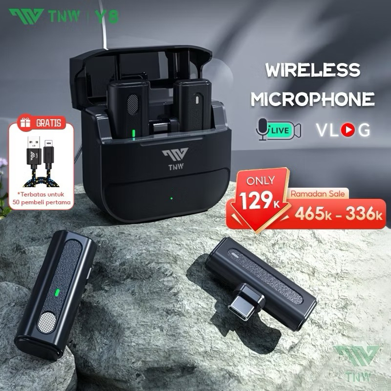 TNW Y-8 Lavalier Wireless Microphone Clip On Wireless Lavalier