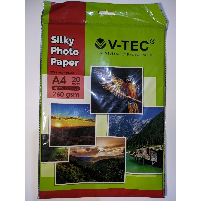Kertas Foto Silky /Kulit Jeruk Premium