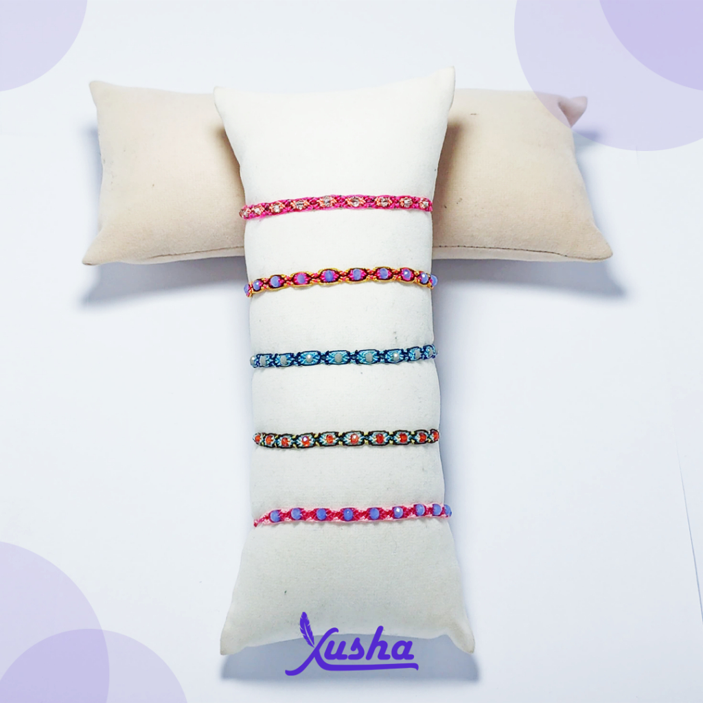 Xusha Dhatri - Gelang Monte Handmade, Aksesoris Gelang Tangan Cantik untuk Perempuan