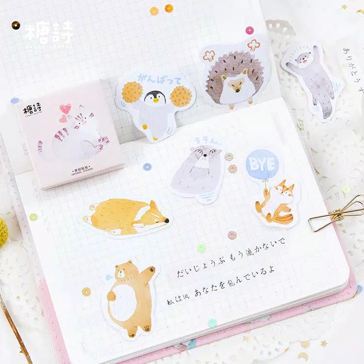 

STICKER BENTUK BINATANG LUCU