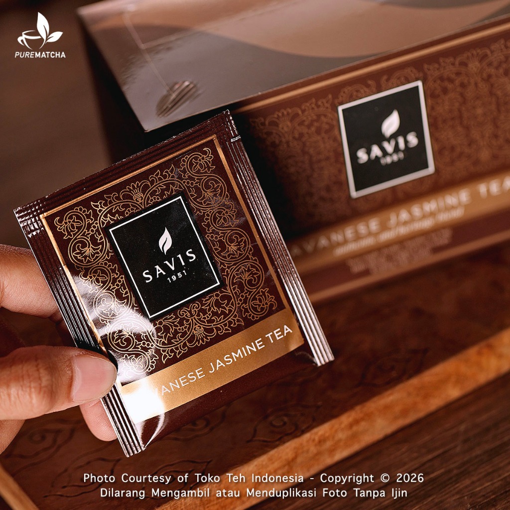 

Savis Tea - Jasmine Tea 1tb Black Tea Premium Teh Melati Asli Indonesia