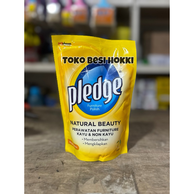 Pledge Liquid Lemon Pouch / Isi Ulang Pledge Pouch Lemon 410 ml