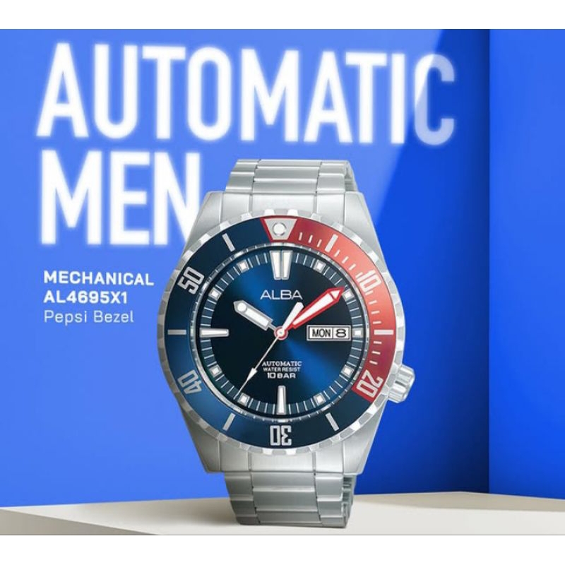 Alba AL4695#AL4695#AL4695X1#Alba AL4695X1#Jam tangan pria Alba AL4695#Man watch Alba AL4695X1#Jam ta
