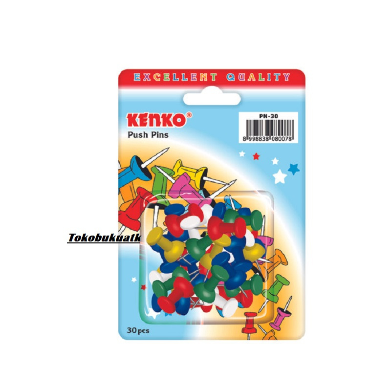 

Kenko Push Pin, Paku Payung Warna Warni