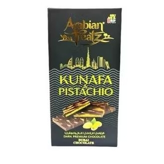 

Arabian Treatz Kunafa Pistachio Dark Premium Chocolate