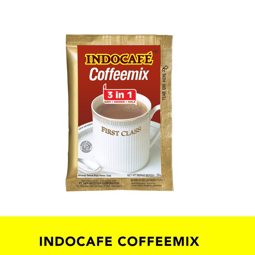 

INDOCAFE COFFEEMIX 3 IN 1 RENCENG ISI 10 PCS @20gr