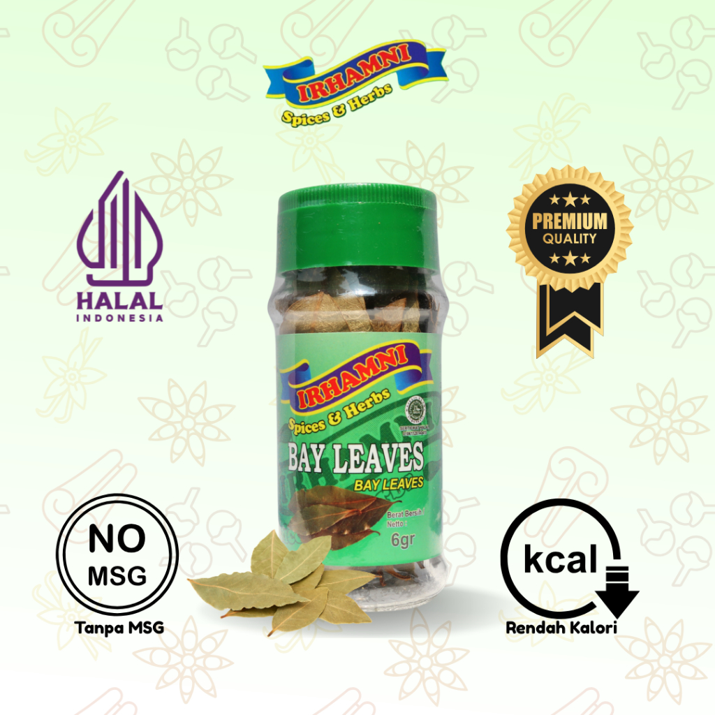 

Irhamni Bay Leaves 6 gr - Bumbu Spagetti