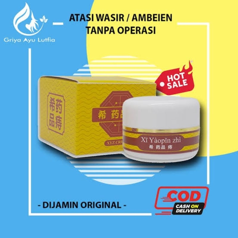 XI YAOPIN ZHI CREAM ORIGINAL UNTUK AMBEIEN HERBAL BPOM