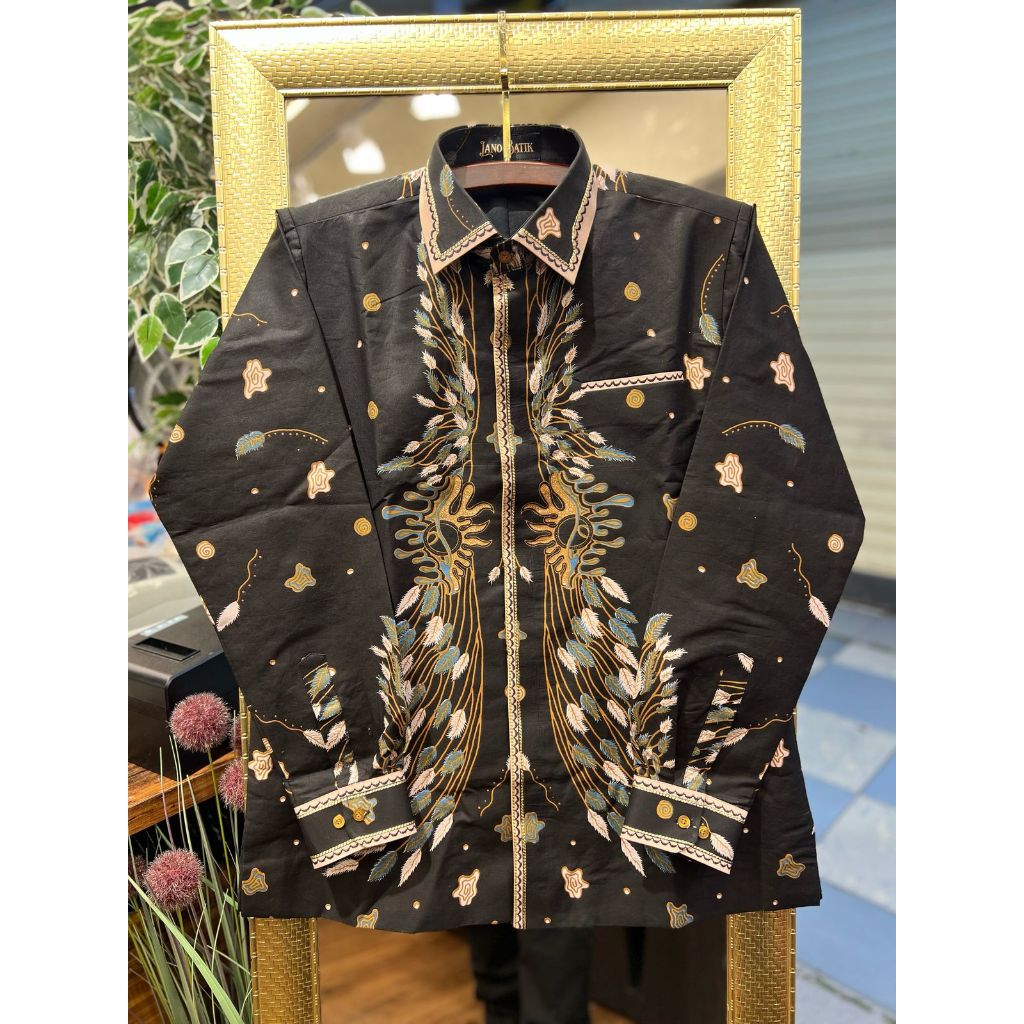 Lano Batik Semi Jas - Diskon Special Size - Kemeja Batik Smock Semi Jas, Baju Batik Pria, Batik Katu