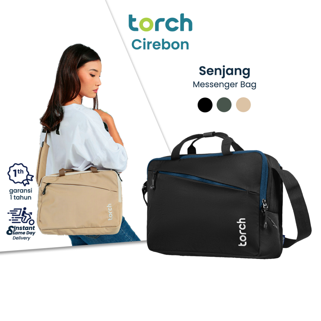 TORCH Senjang Tas Selempang Sling Messenger Bag Laptop Waterproof