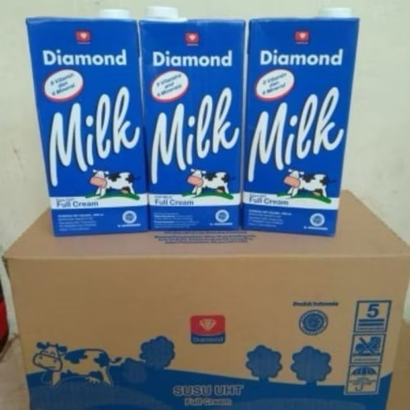 

susu UHT diamond 1 liter