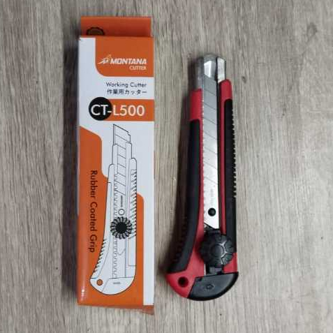 

PISAU CUTTER BESAR L-500 MONTANA / PISAU CUTER BESAR MURAH (214 475 025)