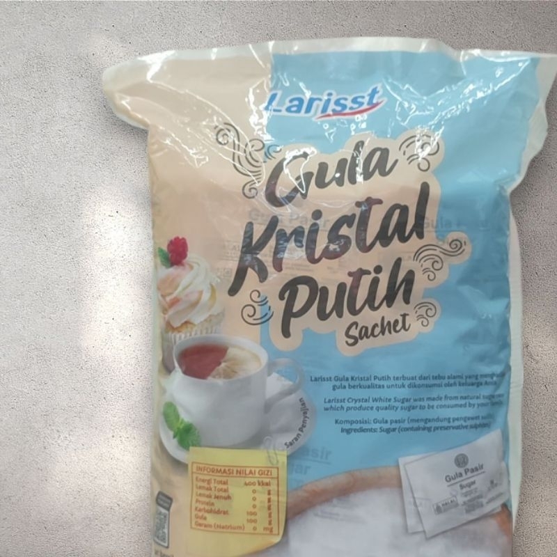 

Larisst Gula Kristal putih Sachet isi 100x8gr 2 Terjual