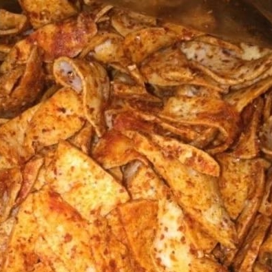

Keripik Basreng/ Basreng Koin Viral 1KG Bumbu Cikruh Pedas Dan jeruk
