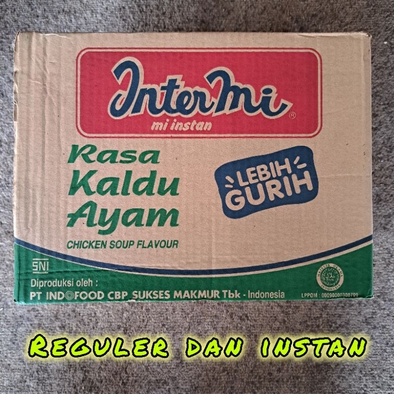 

INTER MI ~ MIE INSTAN KALDU AYAM 1KARTON (40BKS)