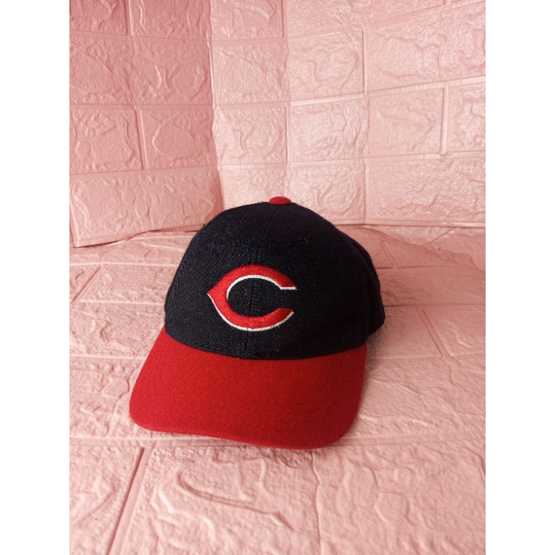 Topi Anak Bocah Remaja Puma Cincinnati Reds Snapback Hat MLB Genuine Merchandise Logo Athletic