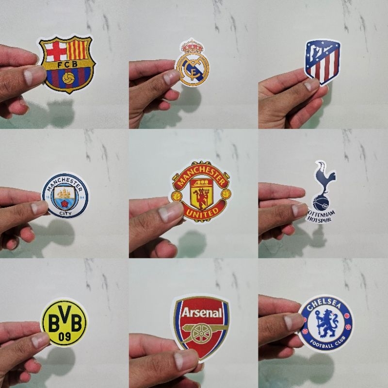 

Sticker club Sepak bola logo Stiker Aesthetic Stiker Anti Air Stikers Berperekat Waterproof
