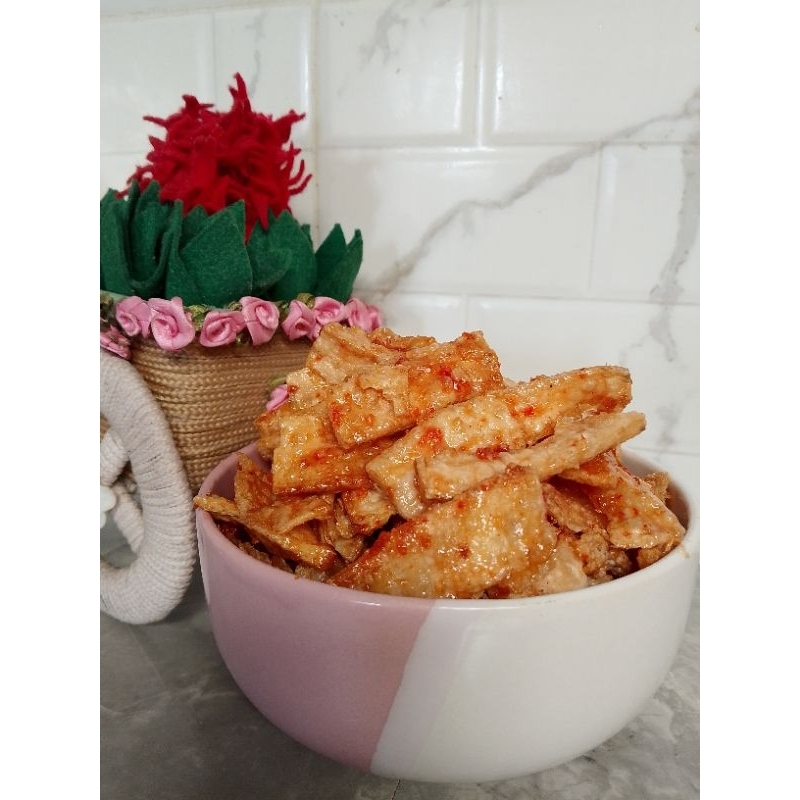 

Keripik Singkong/Balong kethek/Balong kuwuk/camilan tradisional/renyah, gurih, pedas_manis