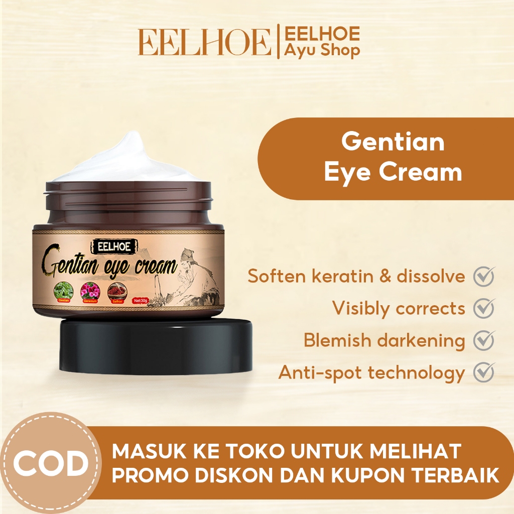 EELHOE Krim Penghilang Milia Menghilangkan Milia Syringoma Xanthelasma Butiran Lemak Sekitar Mata