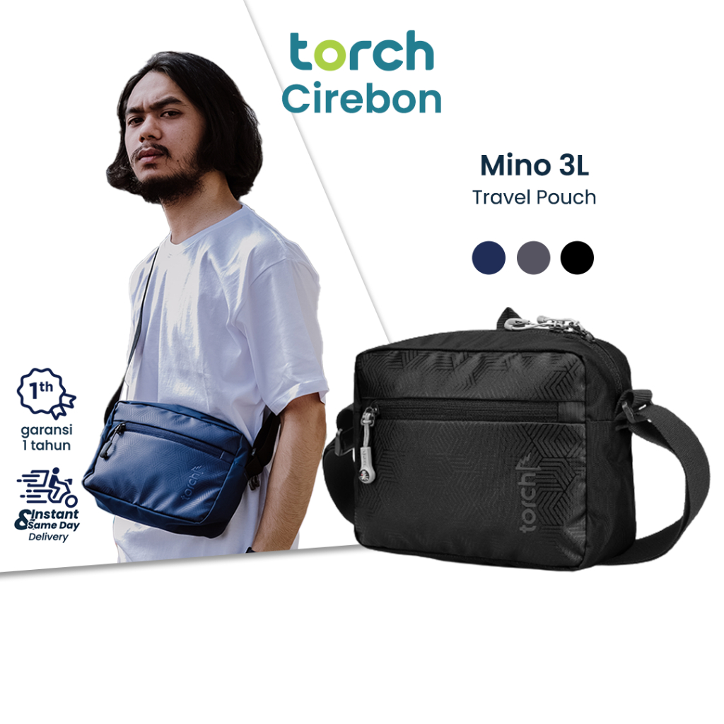TORCH Mino 3 Liter Tas Selempang Bahu Pria Wanita Unisex Ringan Anti Air
