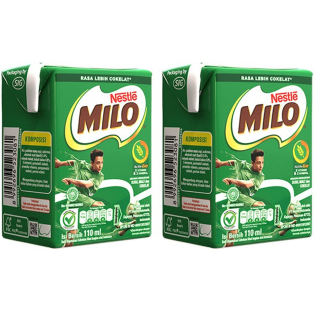 

Susu UHT Milo 110ml Susu Coklat (PCS)