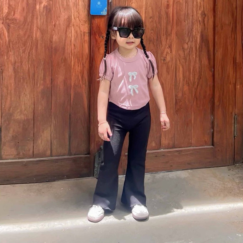 SET CROP TOP Anak Perempuan 2-7 Tahun / Baju Setelan Crop Celana Cutbray Anak Perempuan / NAIRA SET 