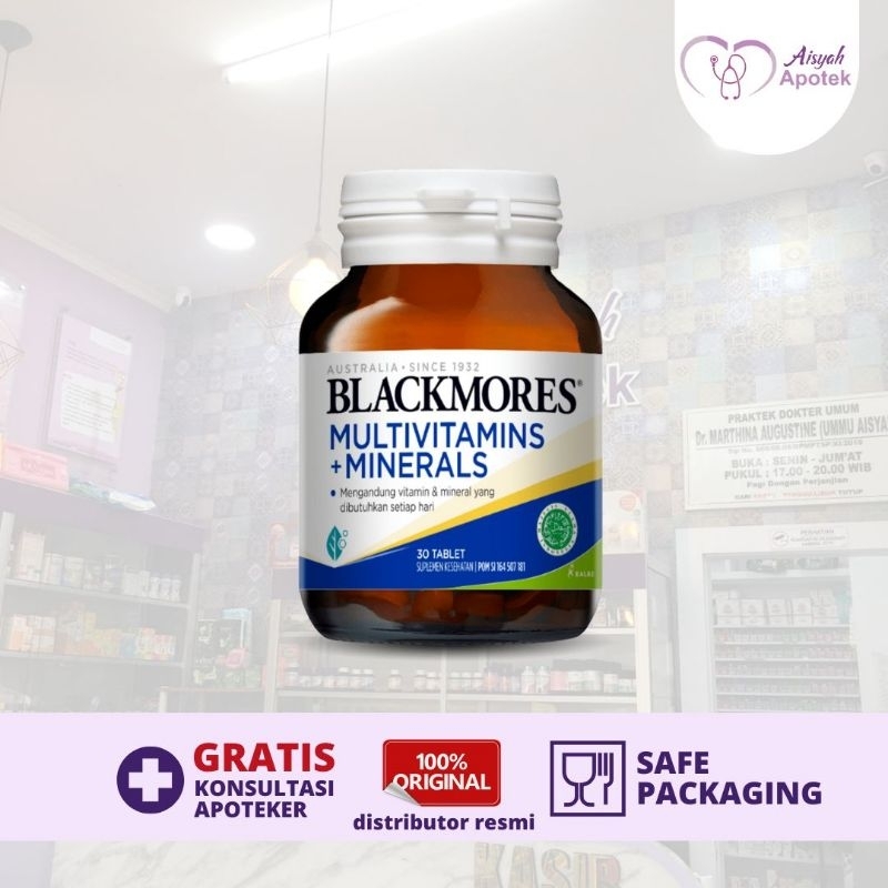 Blackmores multivitamin + mineral isi 30
